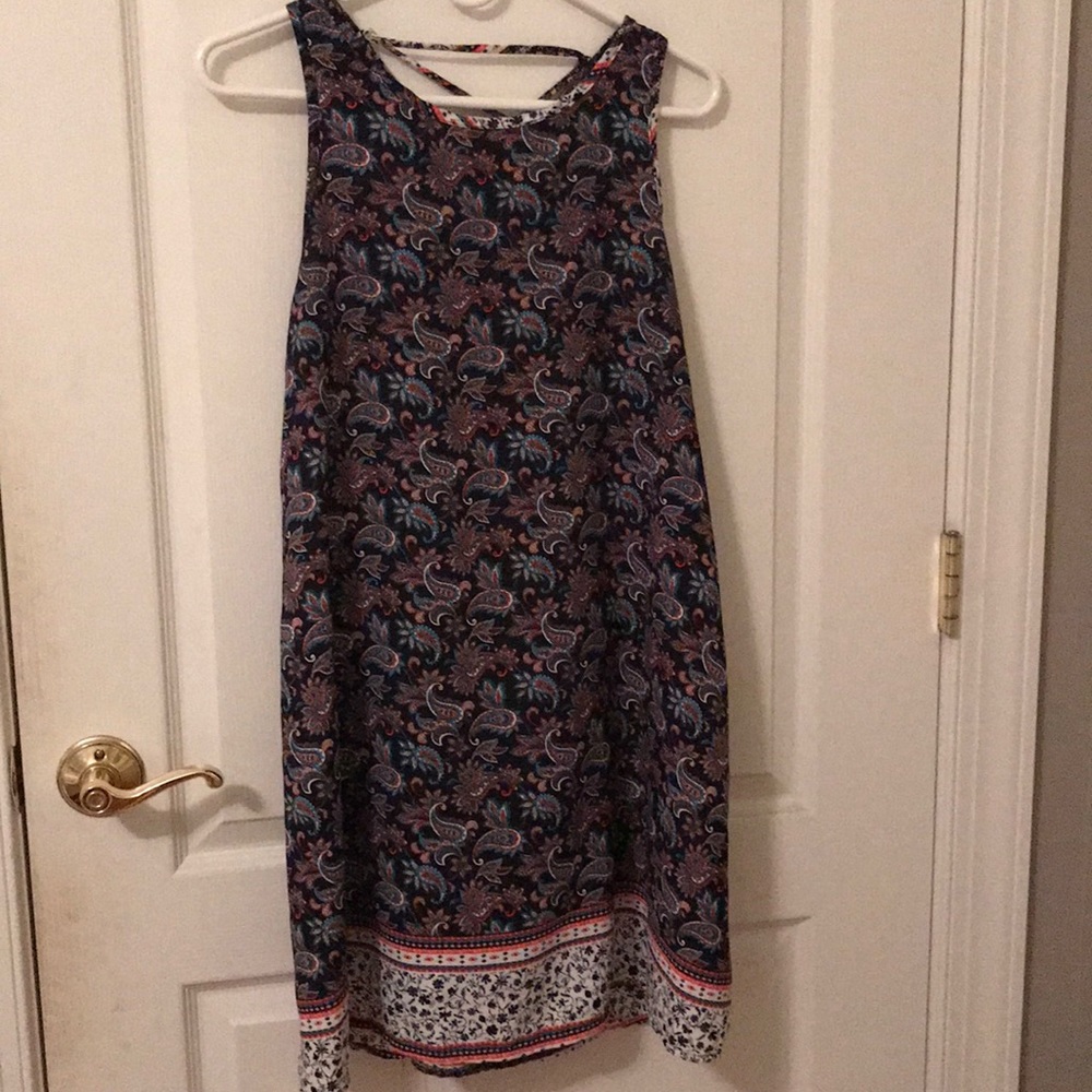 Boutique paisley shift dress